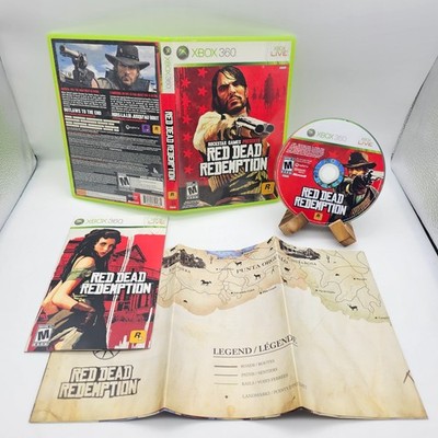 Red Dead Redemption (Xbox 360, 2010) CIB Complete w/ Map & Manual