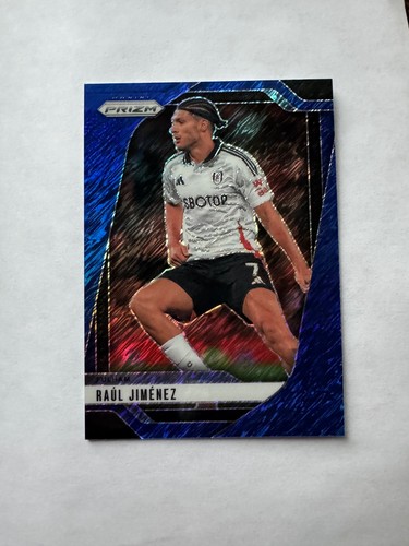 2024-25 Panini Prizm Raul Jimenez FOTL Blue Shimmer /8 SSP Fulham #207 Mexico