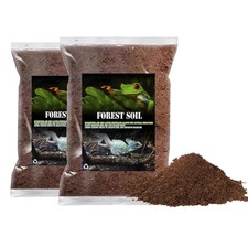 2PCS Reptile Soil Substrate,Fluffy Small-Strand Reptile Substrate,Natural Ter...