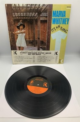 Marva Whitney ''It's My Thing'' LP Original 1969 King KS-1062 Soul Funk Promo VG+