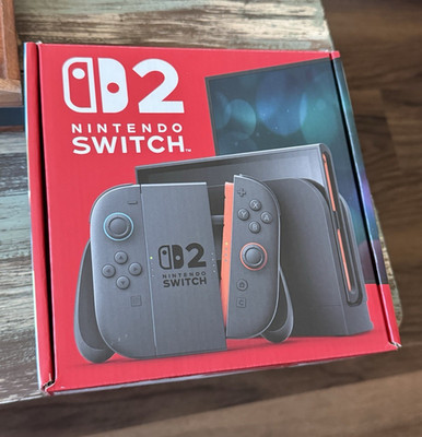 Nintendo Switch 2 Console Black HDMI Connectivity for Nintendo Switch 2 Platform