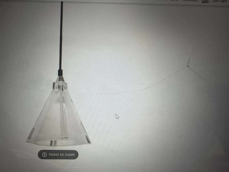 6 por caja Quorum International 1 luz 8" níquel satinado luz colgante 1353-1-65 Foto 2 de 4