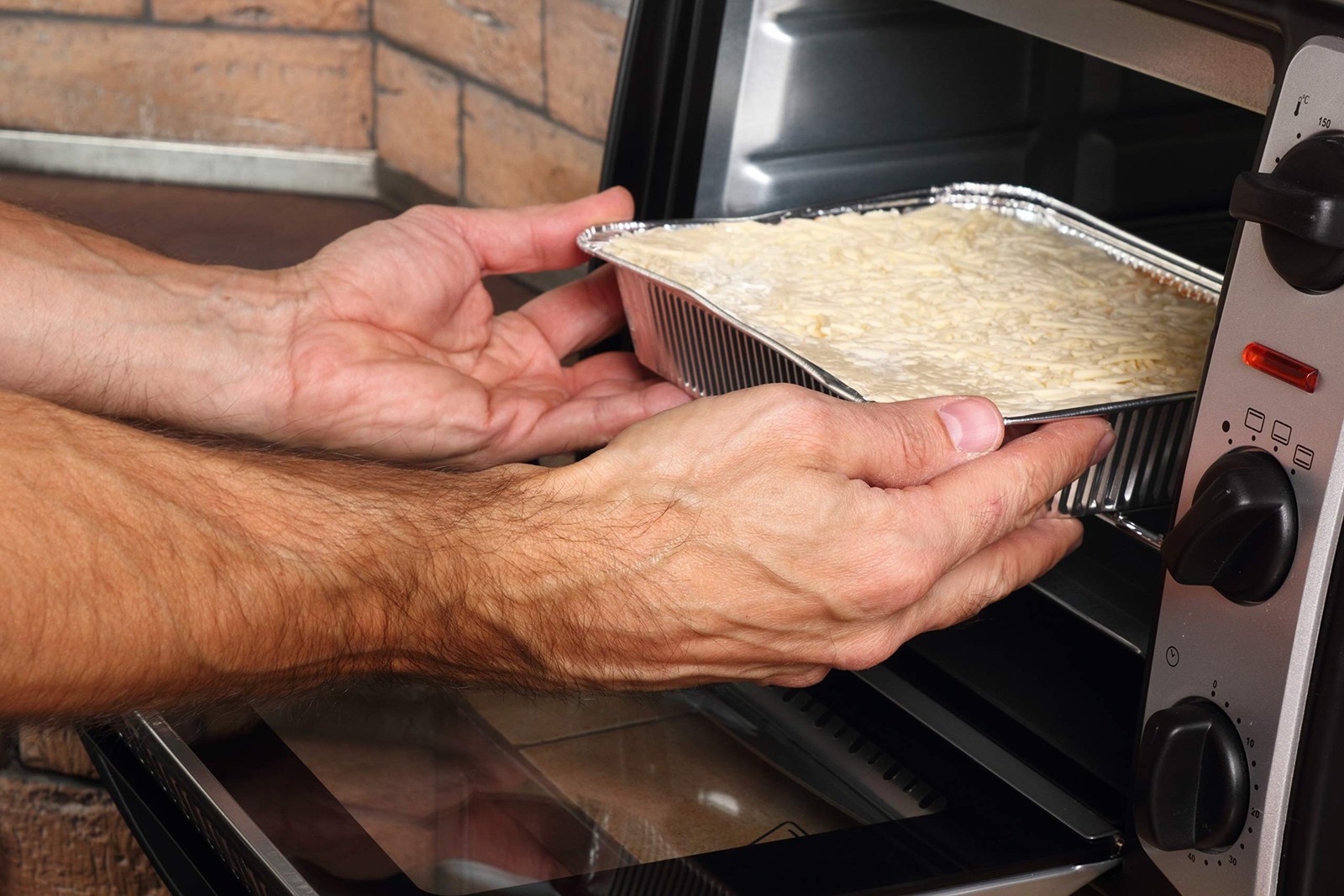 DecorRack 14 Aluminum Pan Disposable with Flat Board Lids, 2.25 Lb Heavy Duty...