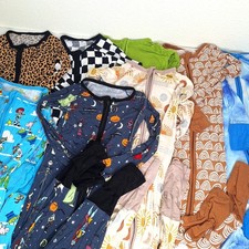 Little Sleepies Bamboo Pajamas Zippy 3T Holidays Halloween Nightmare Christmas