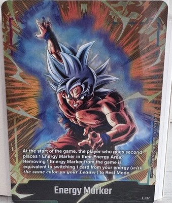 Dragon Ball Super Card Game Energy Marker Son Goku E-127 Single