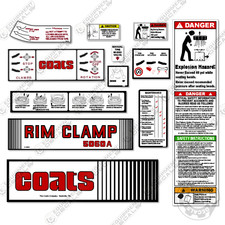 Fits Coats 5060A Decal Kit Rim Clamp - 7 YEAR OUTDOOR 3M VINYL!