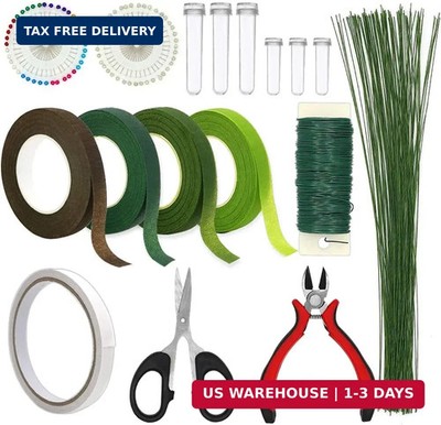 Floral Arrangement Kit,17 Pieces Flower Tools Include Floral Wire Cutter Scissor