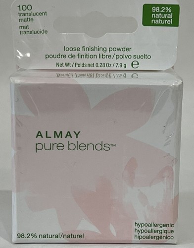 Almay Pure Blends Loose Finishing Powder - TRANSLUCENT MATTE #100 - New ...