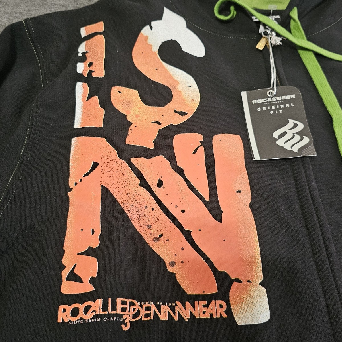 Vintage 90s Rocawear Roc Allied Denim Wear Chapter 3 Zip