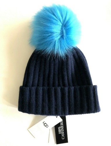 Parley Cashmere Ribbed Knit Beanie 