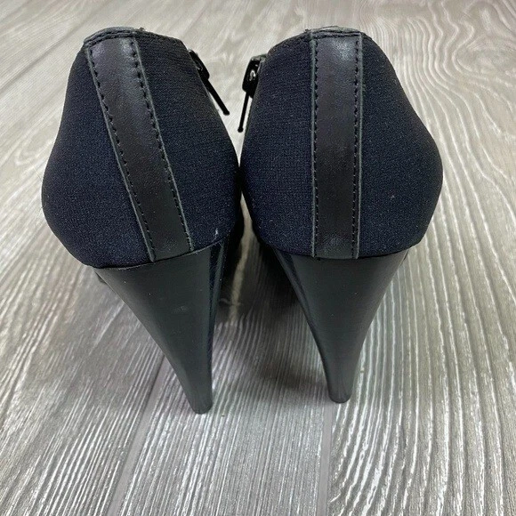 Женские кожаные сапоги JEFFREY CAMPBELL ручной работы с заостренным носком размер США 8,5 на черном каблуке - Изображение 3 из 4