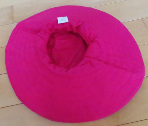 NWOT Gymboree Size 5-7 BATIK SUMMER Girls Beach Sun Hat w Bow 2010 Line - Picture 3 of 4