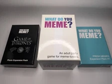 What Do You Meme Game Lot of 3 Games