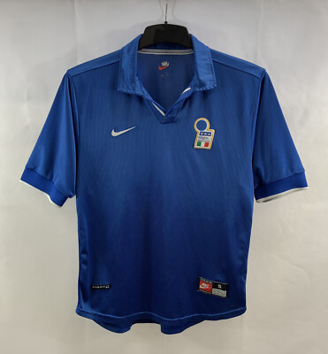 ウェア 90s italia game shirt made in italy Italy Paolo Rossi 82 Spain World Cup Home Retro Vintage
