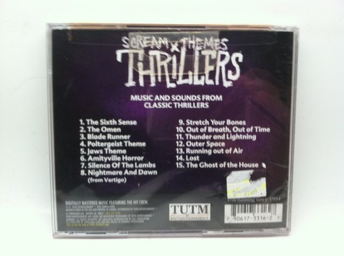 Scream Themes Thrillers  Music and Sounds from Classic Thrillers (CD) The Omen.. - Picture 2 of 4