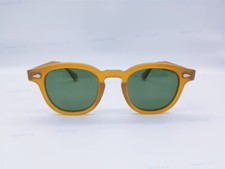 MOSCOT LEMTOSH GOLDENROD SCOTCH Green Lenses Sun Glasses 46-24-145