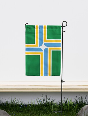 Portland, Oregon USA Gartenflagge | Größe 12x18'' doppelseitig | Made in EU