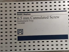 SMITH+NEPHEW INSTRUMENTS SET 7111-0309 6.5MM CANNULATED USED EXCELLENT CONDITION