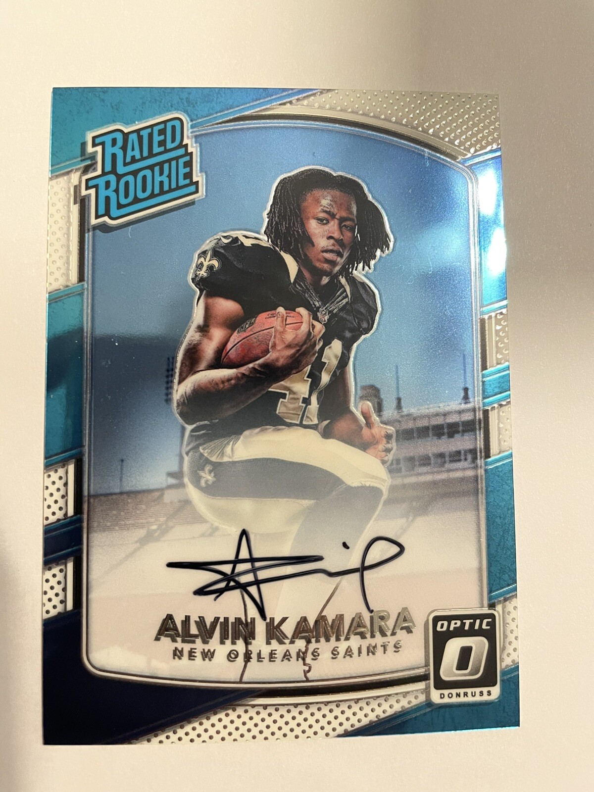 ALVIN KAMARA RATED ROOKIE AUTO RC SP 2017 DONRUSS OPTIC FOOTBALL 131/150 ⚜️📈
