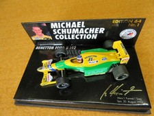 Michael Schumacher Benetton 1:64 mit Sammelbild aus 1992