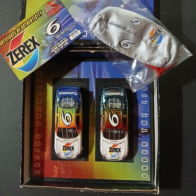 Nascar Mark Martin Race Car Replicas Under the Lights Zerex 1:64 Certificate