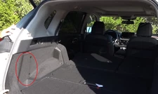 2021-2025 Nissan Rogue OEM Trunk Jack Lid Cover Driver-side Black 84923-6RR0A