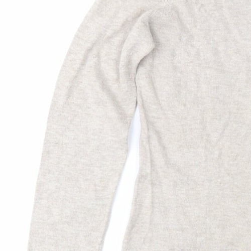 George Womens Beige Scoop Neck Acrylic Blend Jumper Size 12 - 第 9/12 張圖片