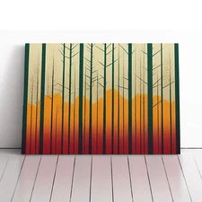 Forest Art Deco Vol.1 Abstract Canvas Wall Art Print Framed Picture Home Decor