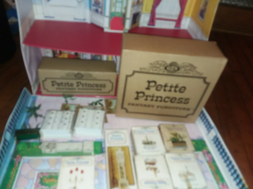 Petite Princess Furniture DEALER lot bundled rare deal Boxed Orig Items