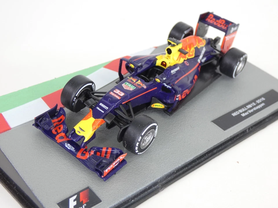 Coche coleccionable modelo juguete Fórmula 1 Max Verstappen Red Bull RB12 1:43 2016 Foto 2 de 4