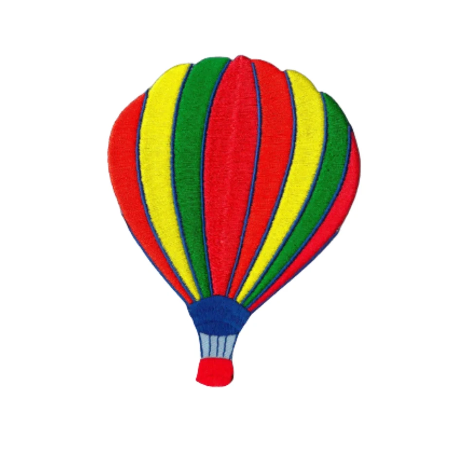 Large Hot Air Balloon (2-Pack) Iron On Patch - 2 Colors! - Image 2 of 4
