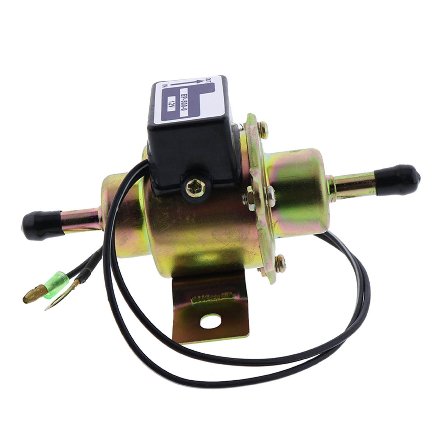 Universal 12V Low Pressure Gas Electric Fuel Pump EP-500-0 1/4 Tubing 3 ...