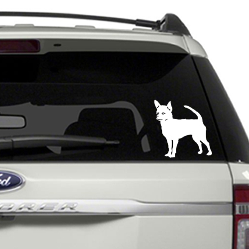 Chihuahua Dog Pet Decal Sticker for Macbook Laptop Car Window SUV Door Wall - Picture 4 of 9