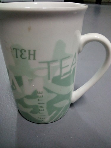 Starbucks Porzellan Becher Tee Grün Weiß 1998 - Bild 4 von 6