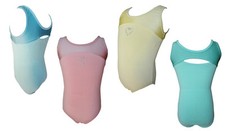 TALENT TALE GIRL DANCE/ GYMNASTIC Cotton/ LYCRA Pastel Tank Rhinestone Leotard