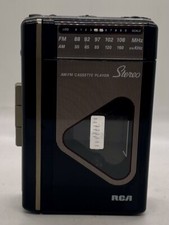RCA Walkman AM/FM Radio Retro Cassette Player RP-1815A Handheld