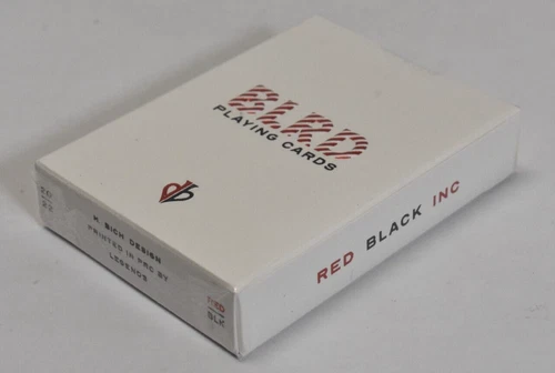 David Blaine BLRD Red Playing Card Deck Red Black Inc Limited to 4000 Sold OUT