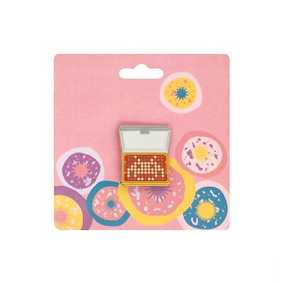 Pipette Tip Box × 8-Bit Pixel Monster Science Biology Medicine Enamel Pin | Vok