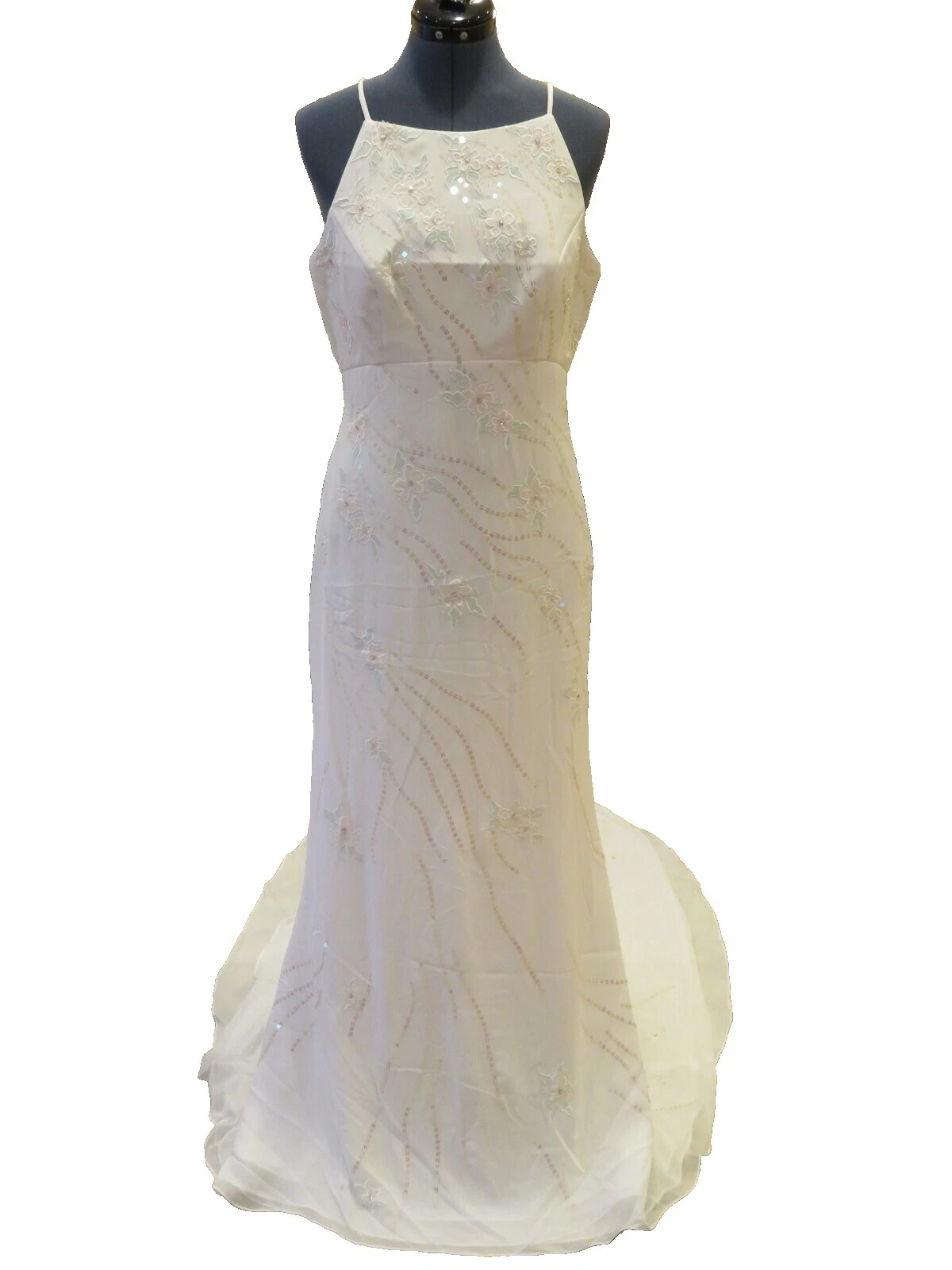 Sirena de Organza y vestidos de novia Vestido de playa de Trompeta