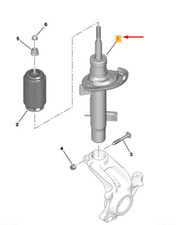 CITROËN C4 CACTUS Stoßdämpfer vorne rechts 9815666580 Neu Original