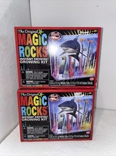 The Original Magic Rocks Instant Crystal Growing Kit - Shark New Sealed Lot Of 2