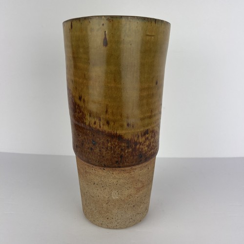 Vtg Studio Pottery Vase Ceramic Arts Calgary Canada Mid Century 10in - Picture 7 of 18