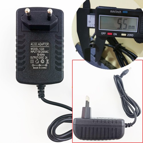 12V 2A 2000mA UE Plug Chargeur AC 100-240V À DC 12V 2A Adaptateur alimentation - Afbeelding 5 van 5