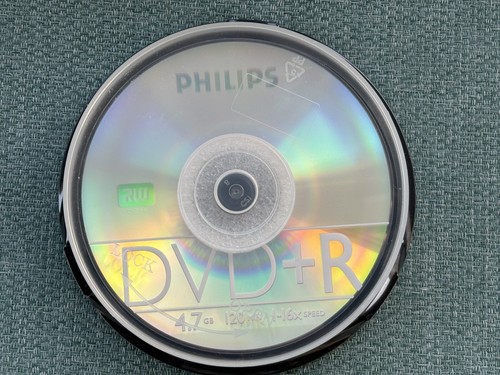 Philips DVD+R Blank Discs 4.7 GB 16X 120 Min 10 Pack New In Package Sealed - Picture 10 of 11