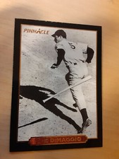 1993 Score Pinnacle Collector's Tin Joe DiMaggio #24 HOF, New York Yankees, (VG)