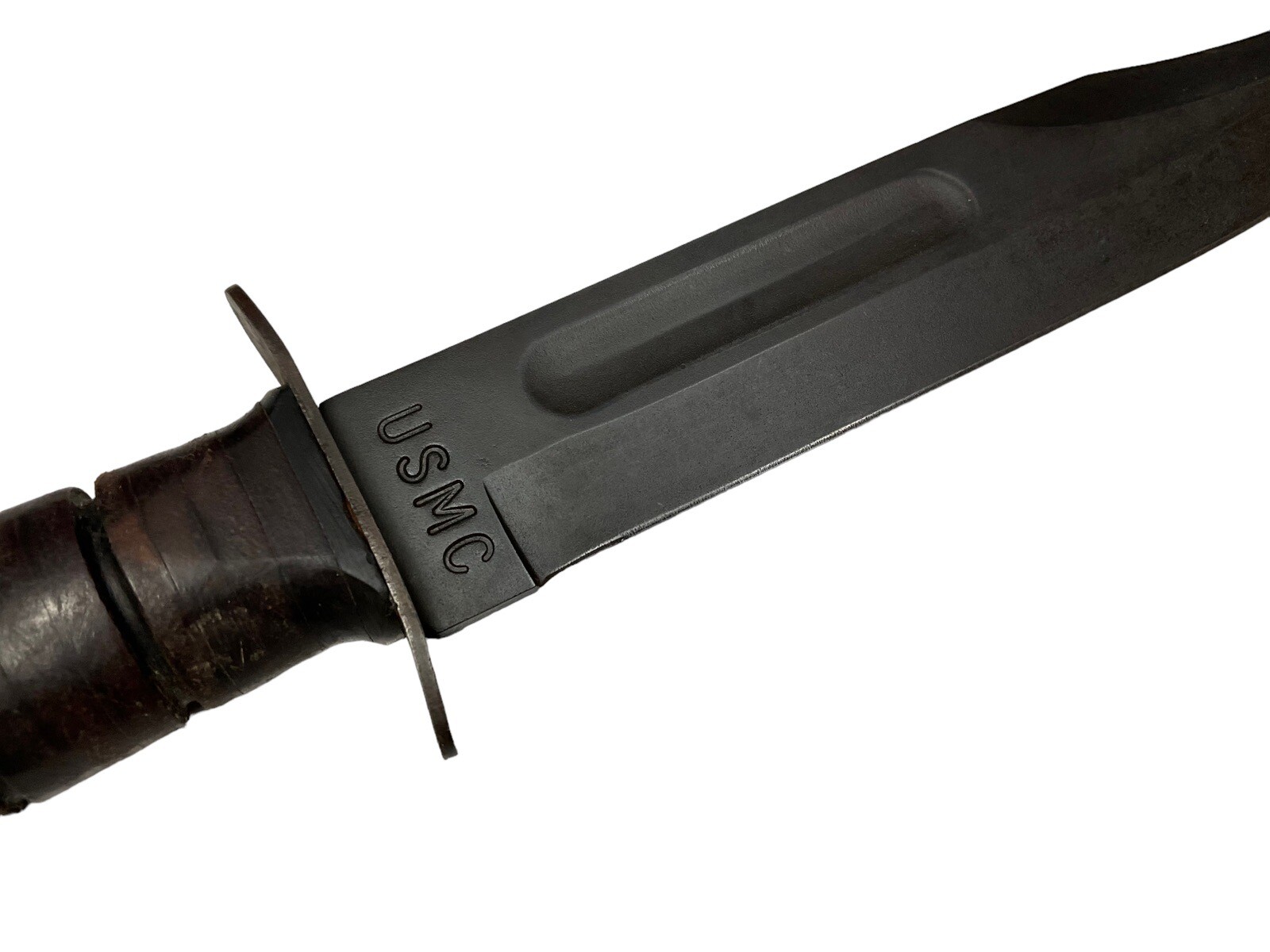 WWII USA Marine Kabar Fighting Combat Knife Olean NY Blade 6 7/8