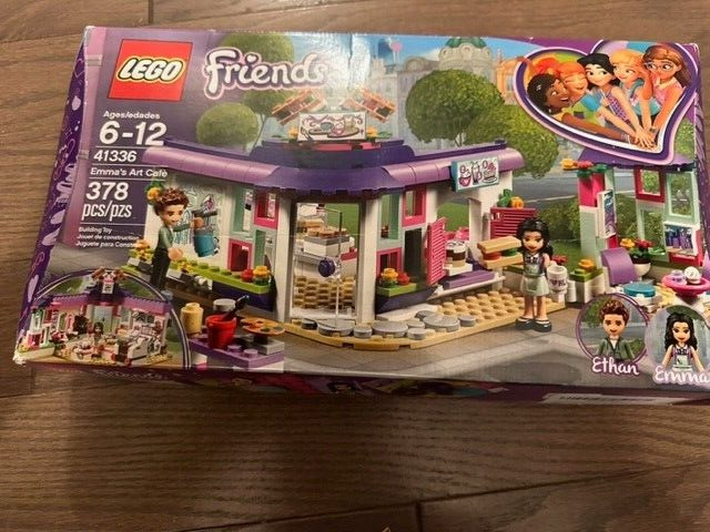 LEGO FRIENDS Emma's Art Cafe Set 41336 NEW in damaged box
