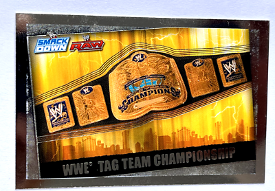 2009 WWE Topps Slam Attax Evolution TCG #042 WWE Tag Team
