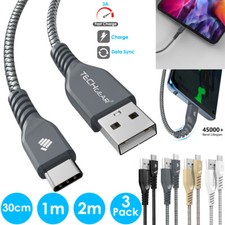 Strong BRAIDED USB-C Sync & Charger Charging Cable for iPad A16 11th 10th Gen