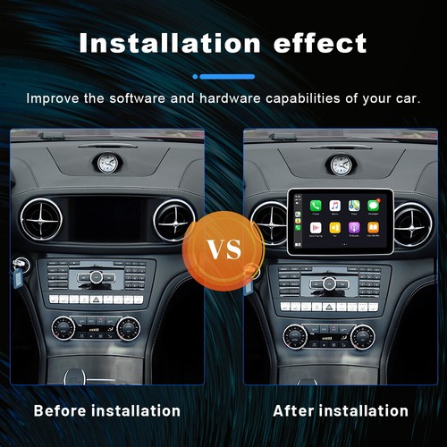Android 13 Car GPS Radio Stereo Dash BT Wireless Carplay 6+128G For Benz SL R172 - Foto 2 di 12